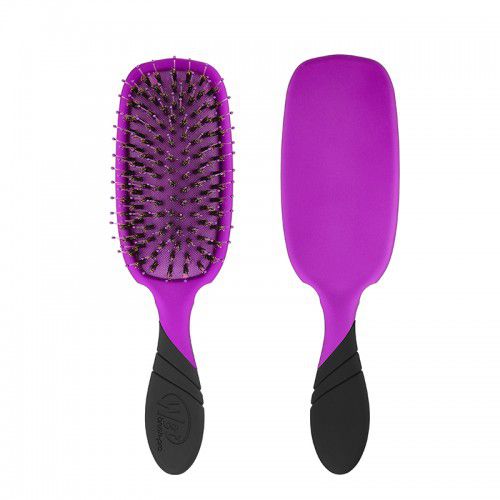 WETBRUSH PRO SHINE ENHANCER OVALUS PLAUKŲ ŠEPETYS SU ŠERNO ŠERIAIS VIOLETINIS