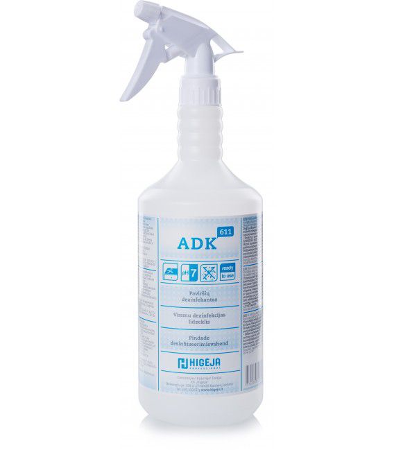 ADK-611 paviršių dezinfekantas, 1l